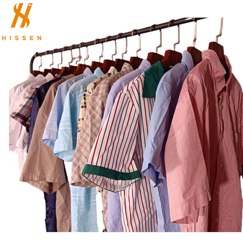 Used Men Shirt Short Sleeve Second Hand Shirts Store Factory Price