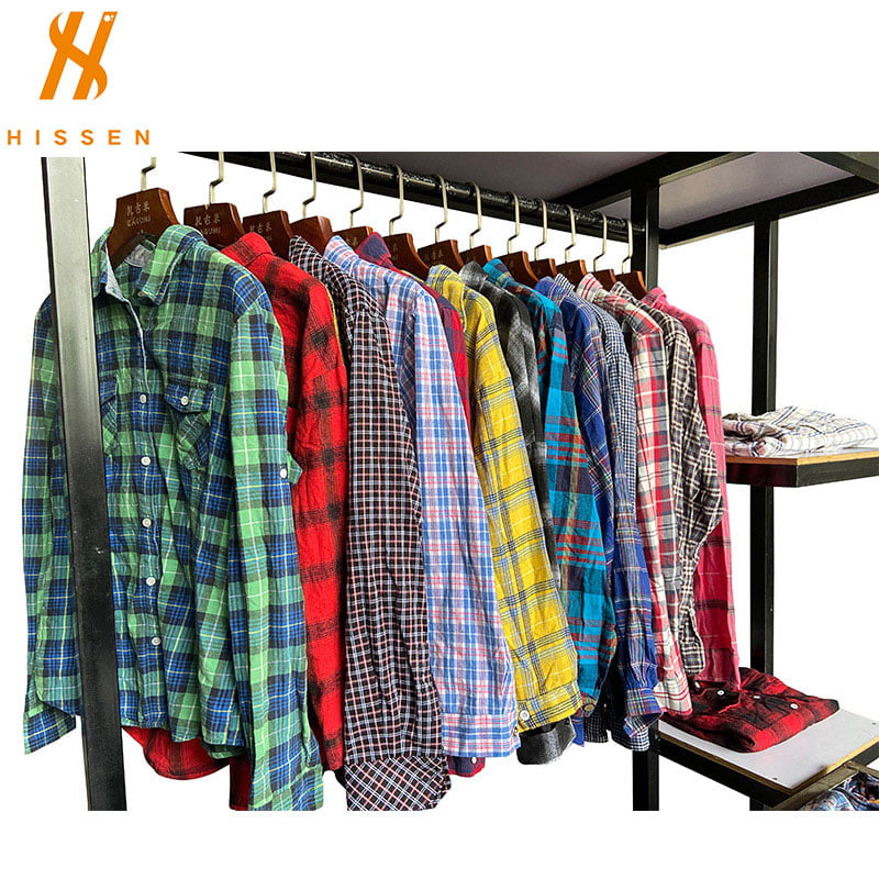 Hissen Used Flannel Shirts Second Hand Shirt For Sale In Tanzania