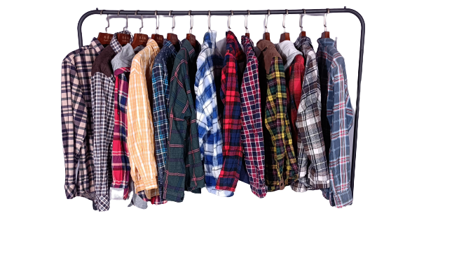 Second Hand Flannel Shirt Bales of Thrifted Clothes For Sale From Philippines