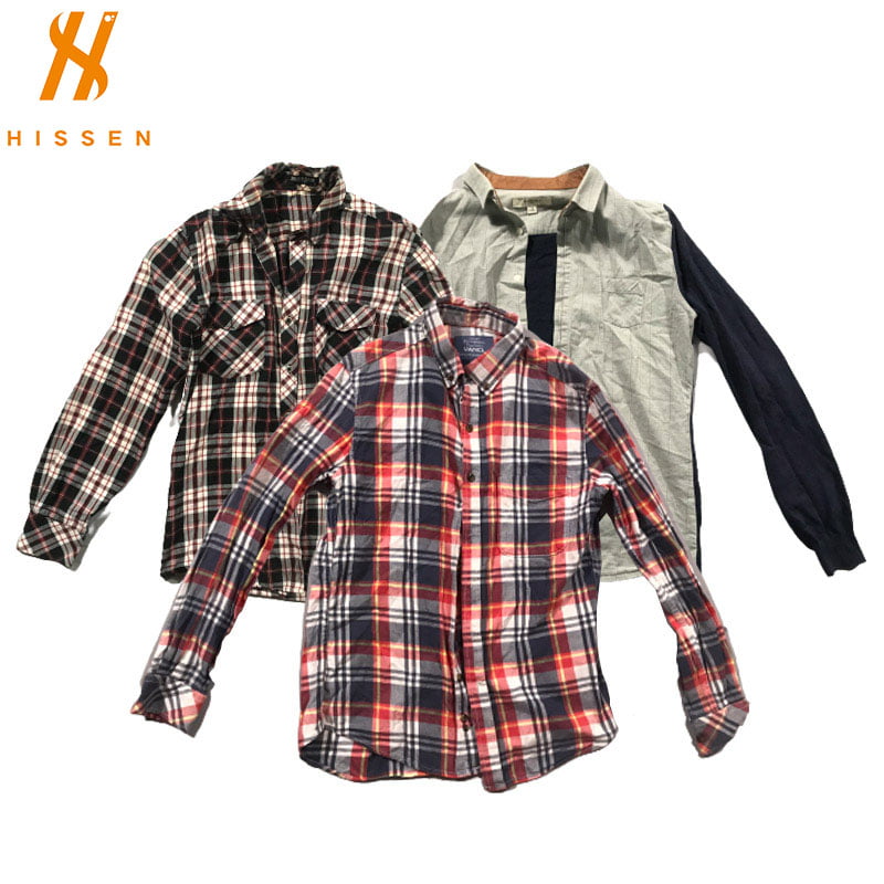 Used Men Shirt L/S Second Hand Clothes For Sale In Bales