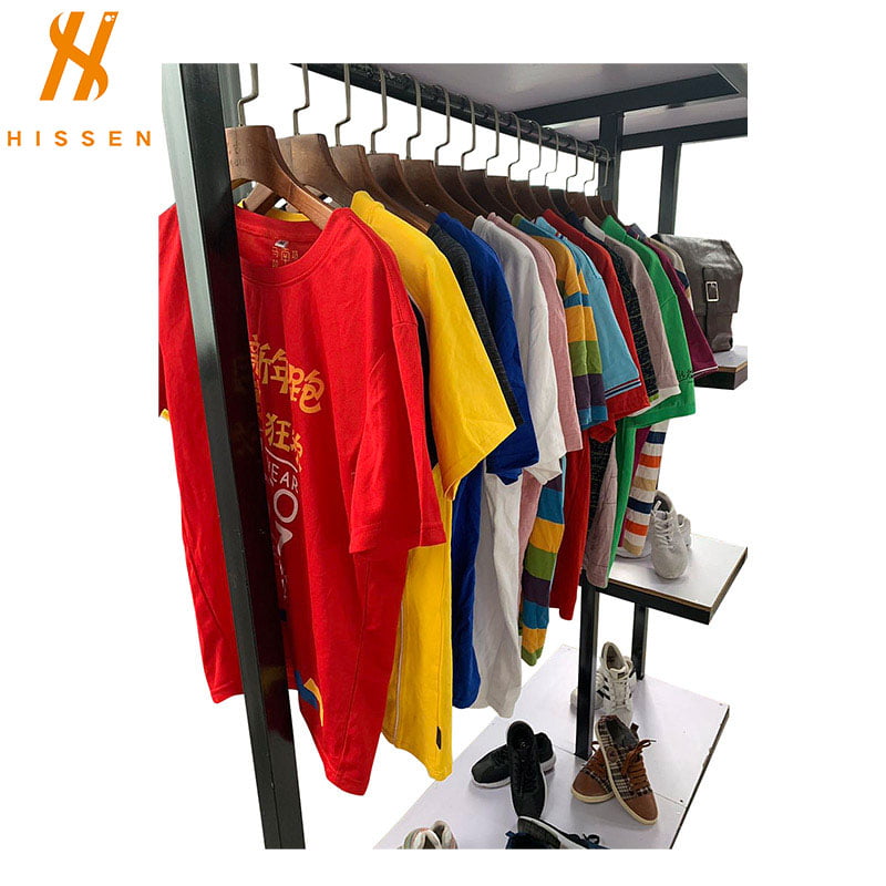 Used Men T-Shirt short sleeve Second Hand Fashion Websites In China