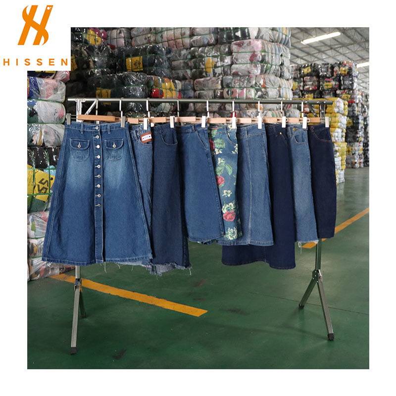 Shorts Free Shipping Second Hand Clothing Ladies Jeans Skirt - China Second  Hand Clothes and Used Clothes price