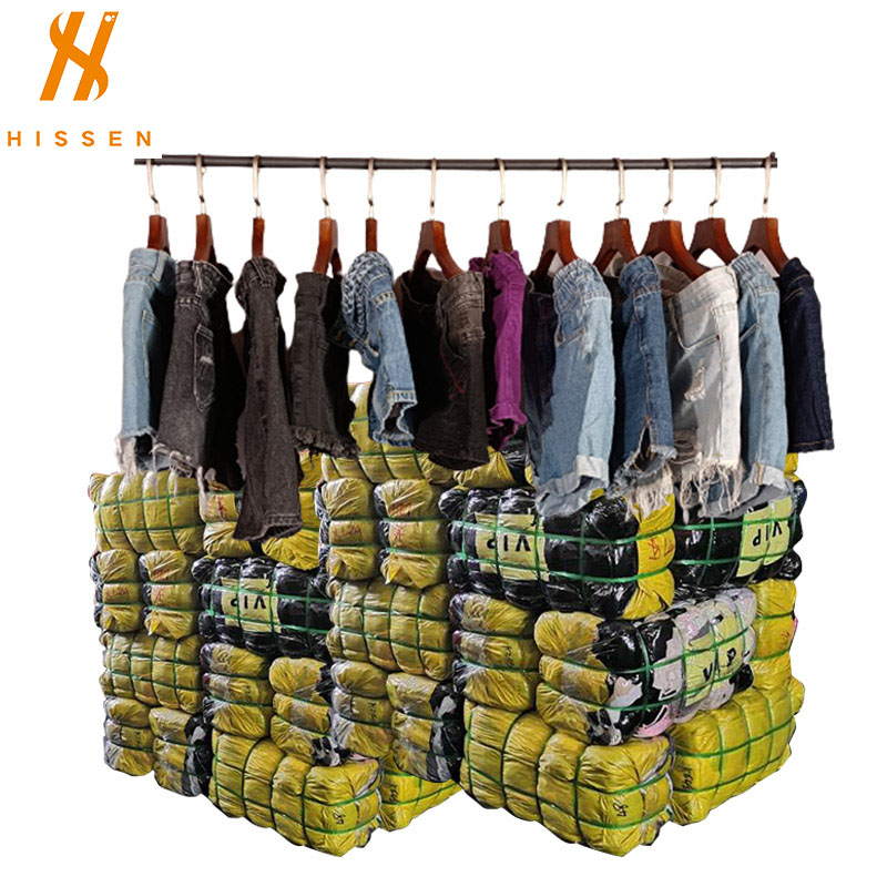 Second Hand Ladies Mini Pants Wholesale Clothing Bales For Sale From Uganda