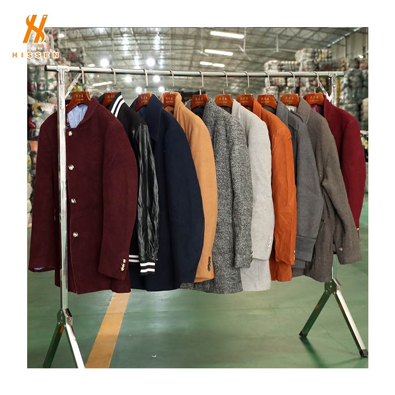Hissen Usedmen woolen coat second hand bales For Sale From China