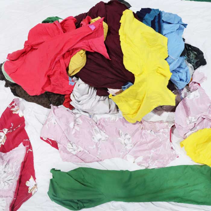 colored cotton rags