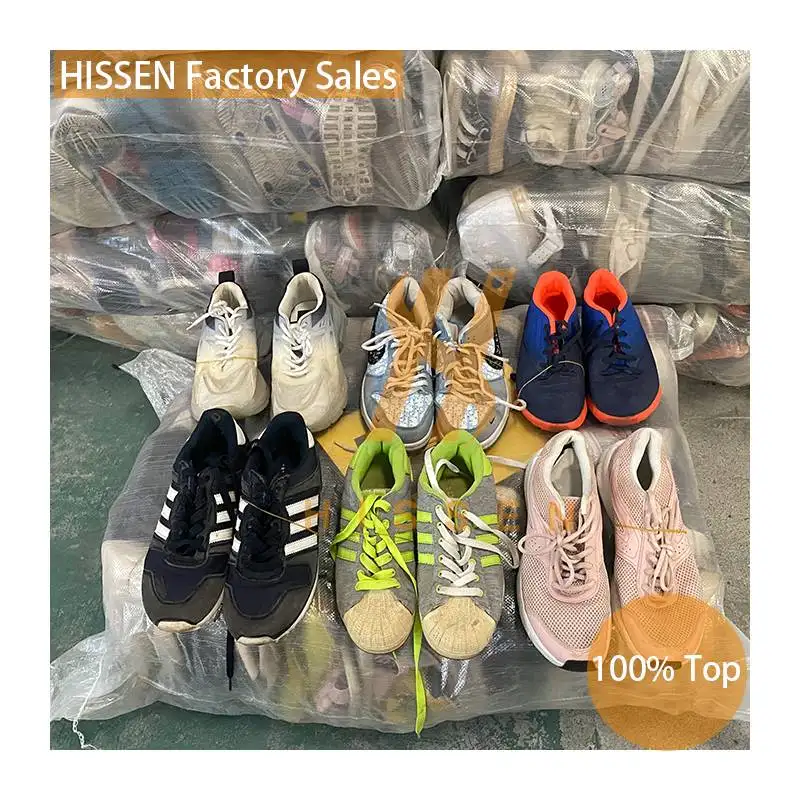 This photo is about used brand shoes.