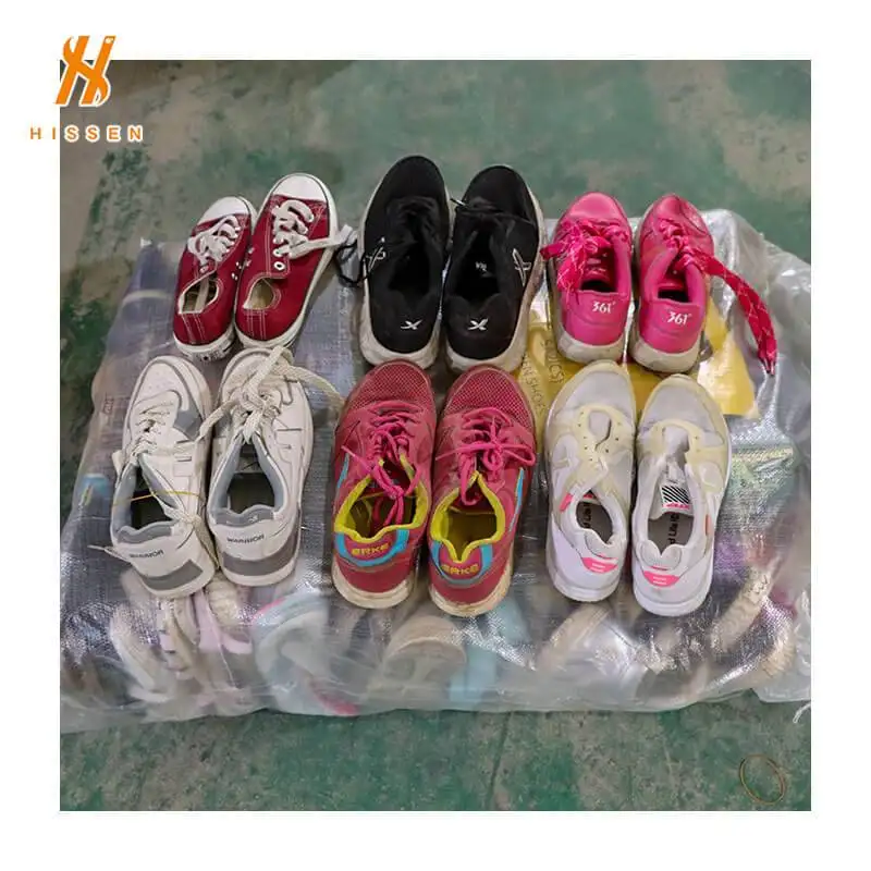 This photo is about used brand shoes.