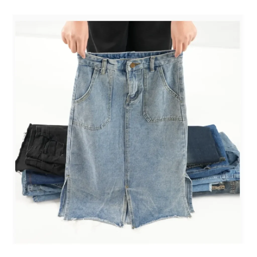 used brand jean skirt