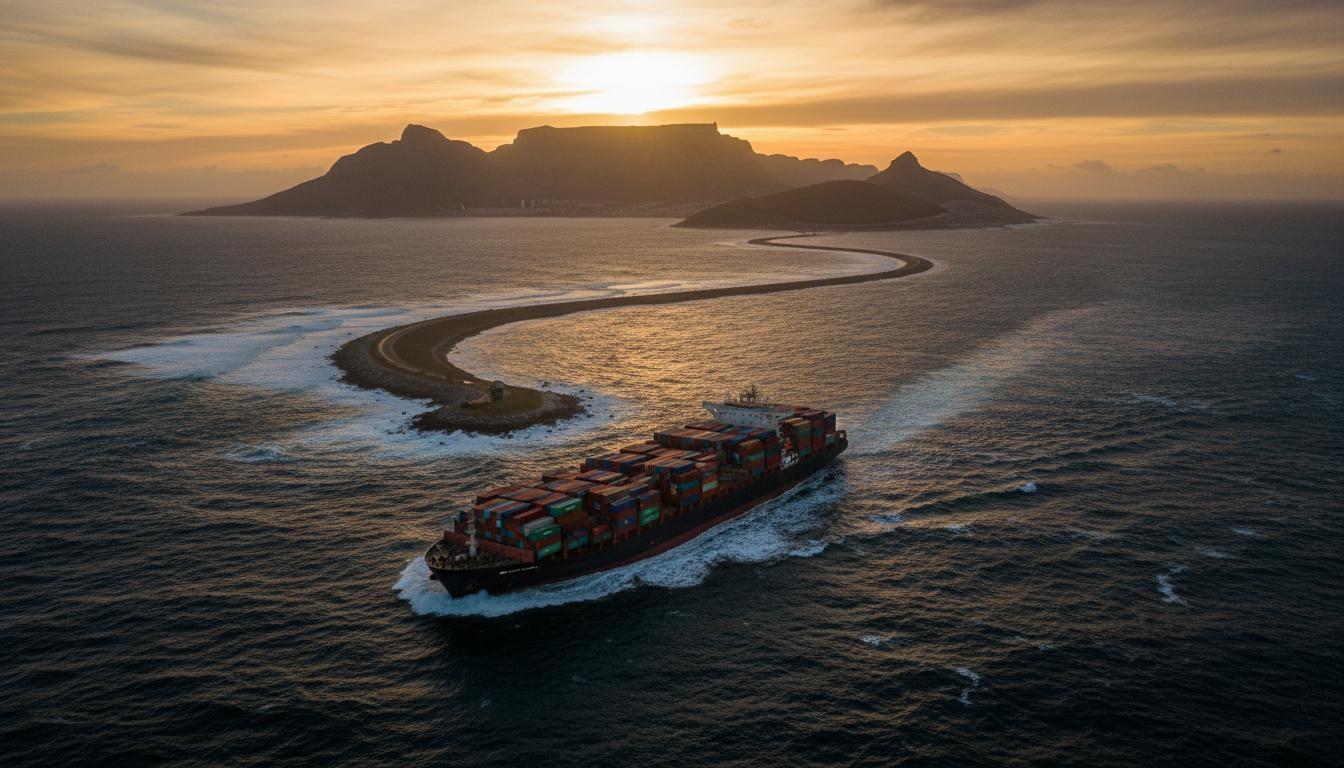 Vessels rerouted around the Cape of Good Hope face extended journey times