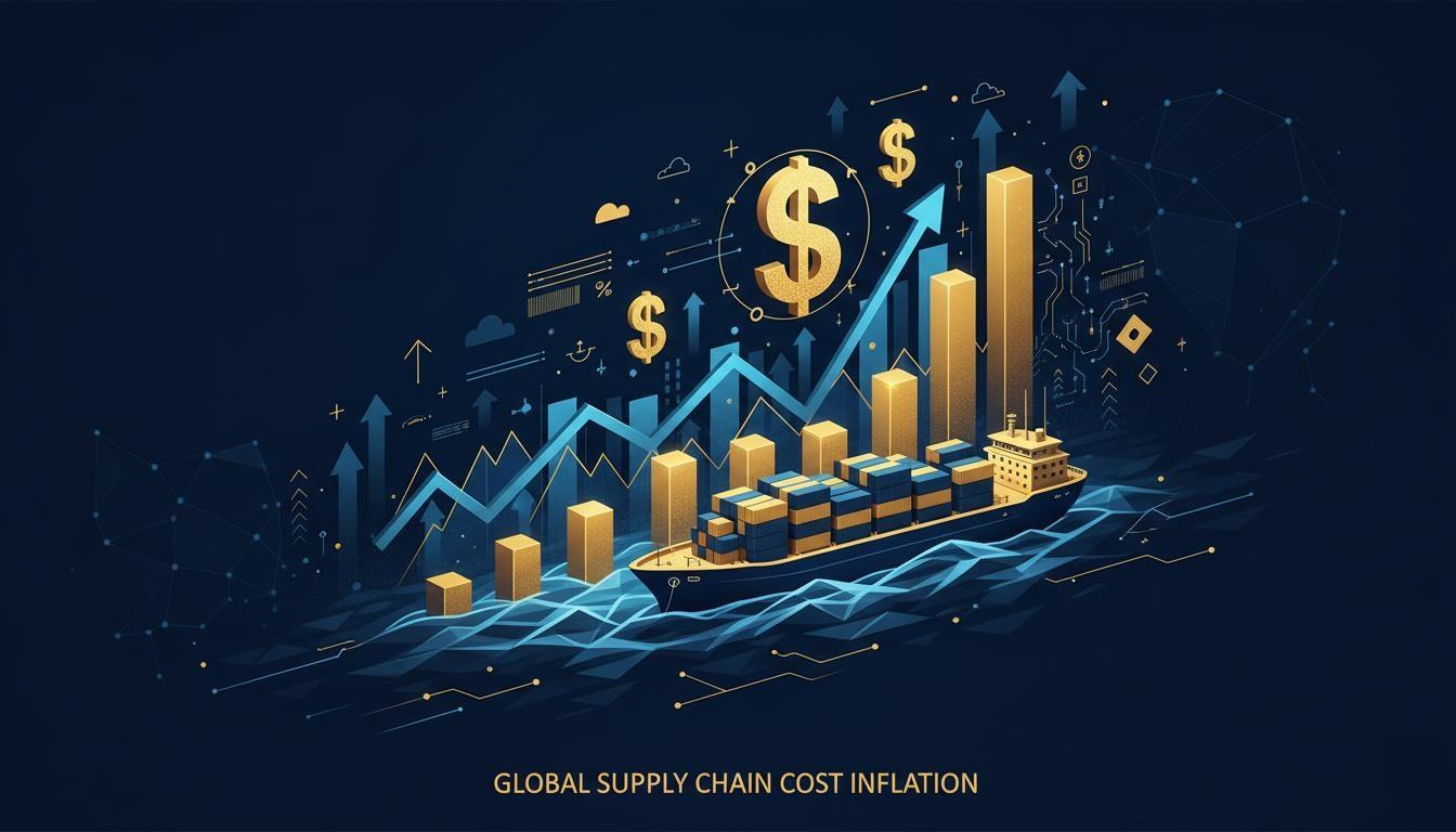 Global supply chain cost inflation visualization