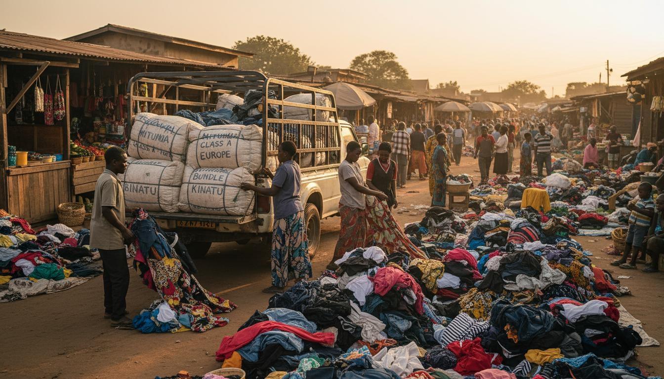 The vibrant mitumba market - a cornerstone of East African commerce
