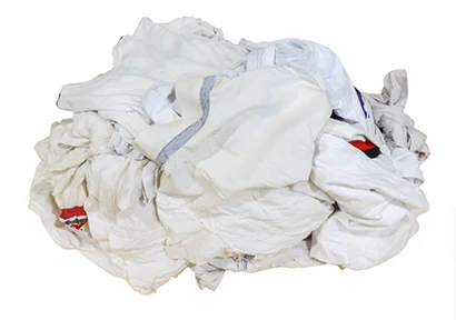 White cotton rags