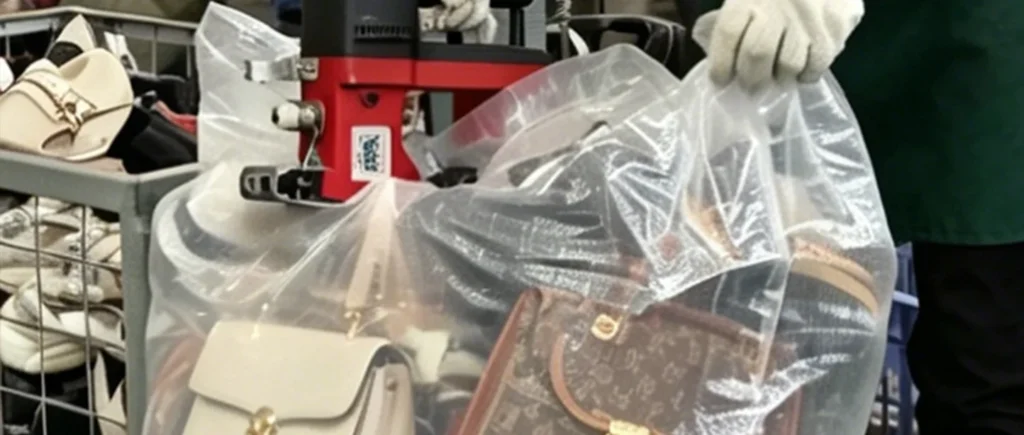 packaging of used bags