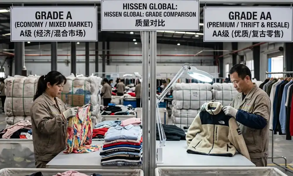 Grade A vs Grade AA Used Clothing Bales