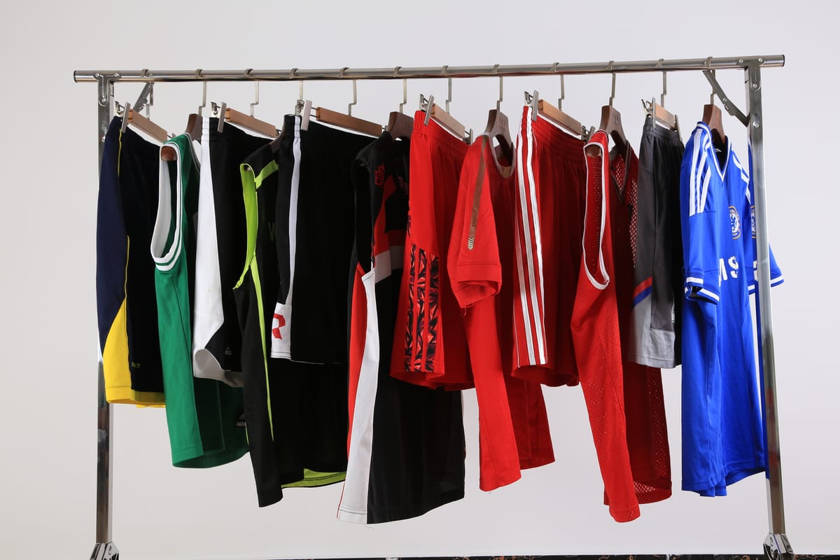 Jerseys sorted for export as used clothing bales from reliable distributors