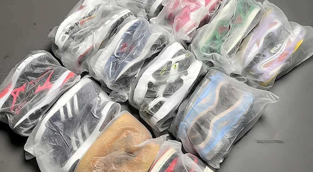 Washed Used Branded Shoes bales