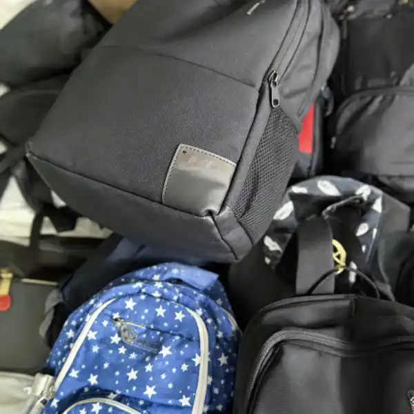 Used bag corner detail