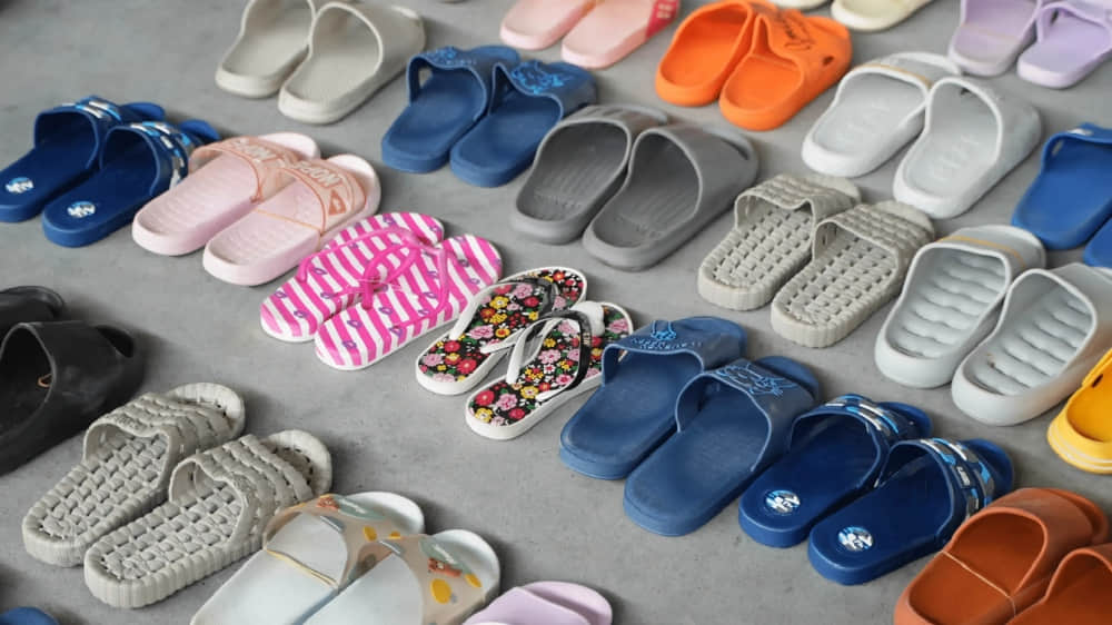 high quality used slippers