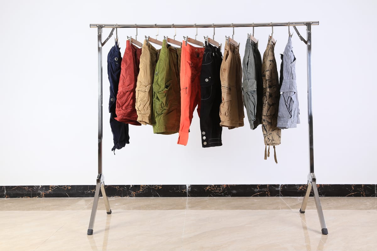 Stocklots and liquidation clothing — surplus cargo pants and casual wear