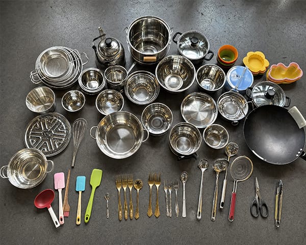 Mixed kitchenware stock wholesale