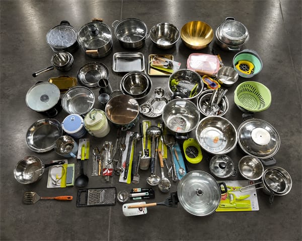 Mixed kitchenware stock wholesale