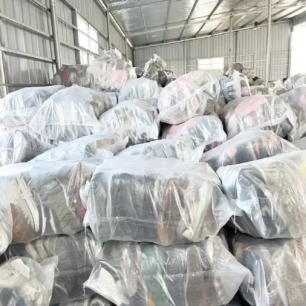 Packed used bags for export