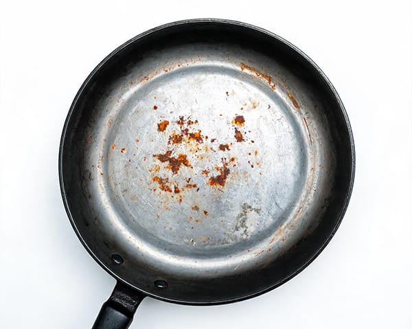 We remove rusty cookware - stainless steel cookware quality check