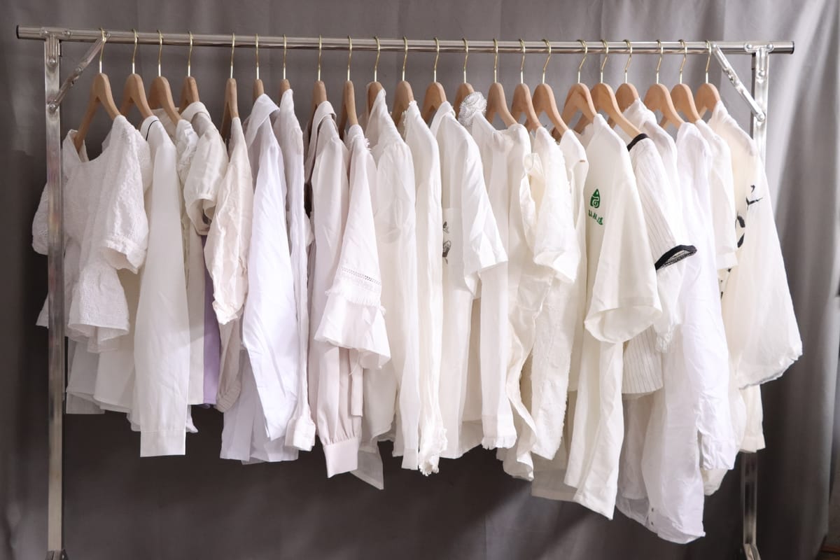 Used shoe supply chain — collection sorting pairing grading baling container export