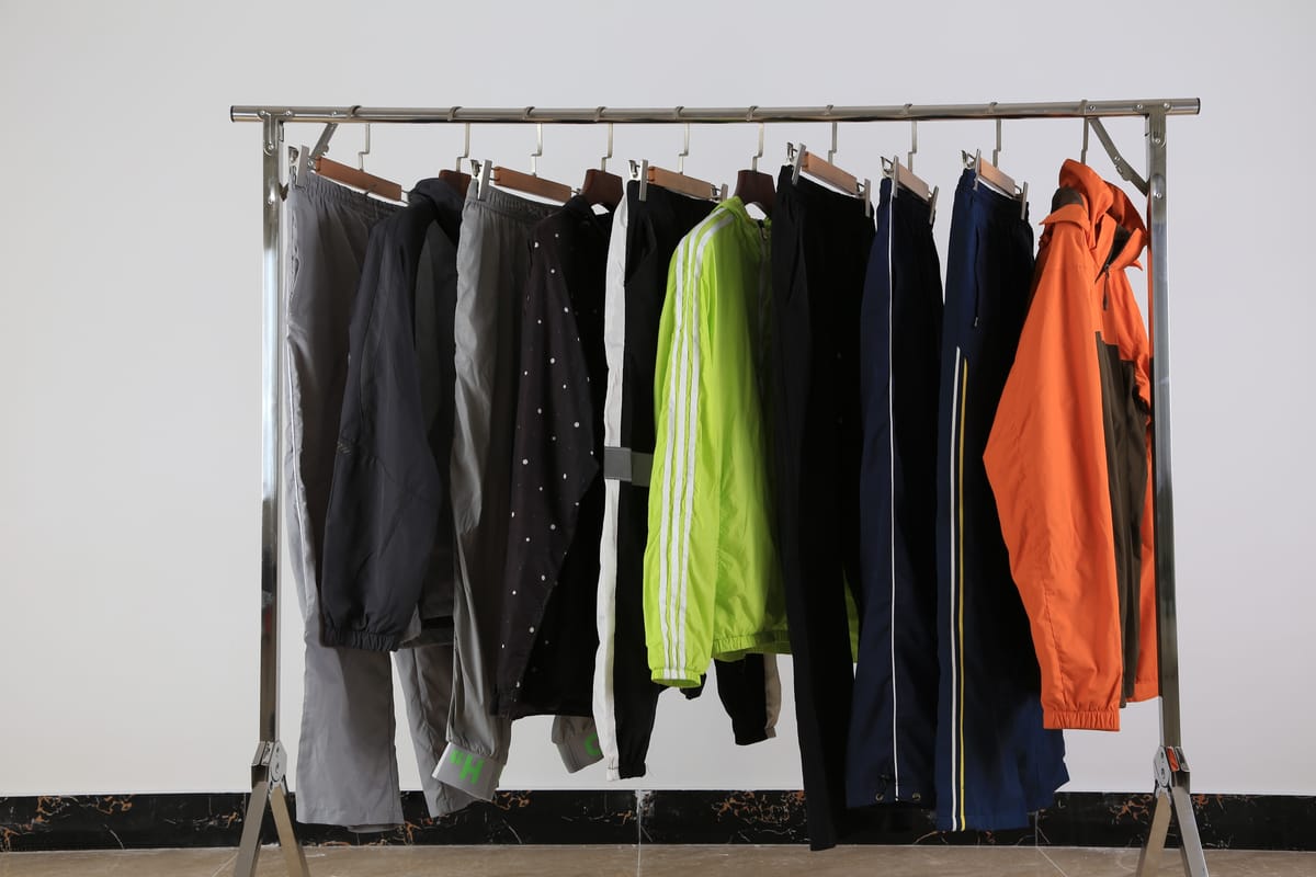 Nylon and casual wear — categories popular in US used clothing export bales