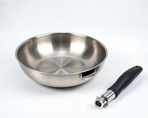 We reject loose or broken handles - cookware handle quality check