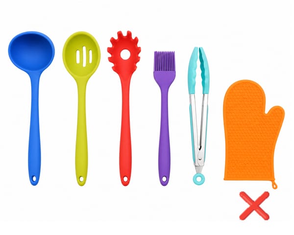 We reject poor material combinations - mixed kitchenware quality