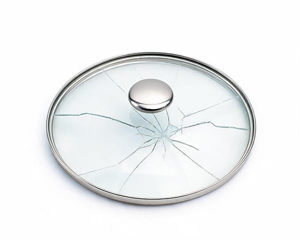 We reject dented pot bodies - cookware surface quality control