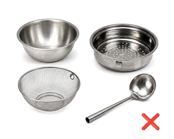 We reject too many slow-moving items - kitchenware selection