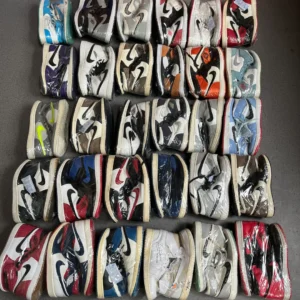Used Brand Aj Washed Shoes