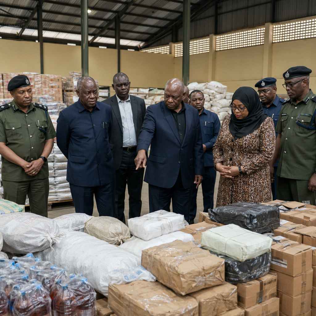 TBS warehouse seizure in Tanzania