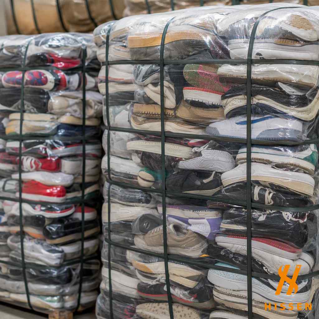Premium quality second hand sneaker bales ready for boutique consignment shops